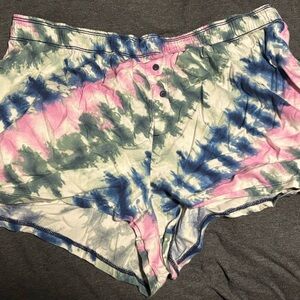 PINK Victoria's Secret Blue and White Sleepwear